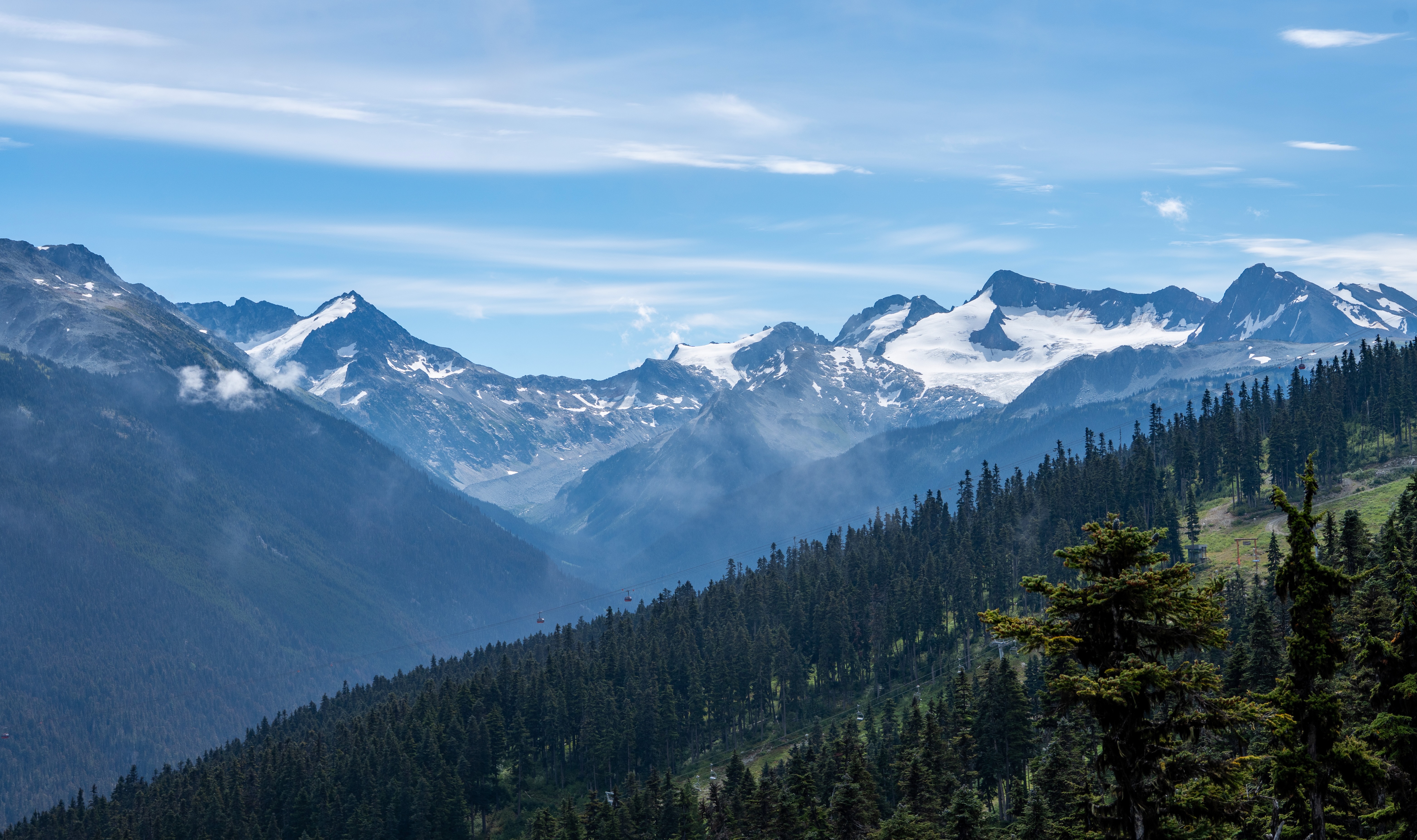 View of Whistler Mountains