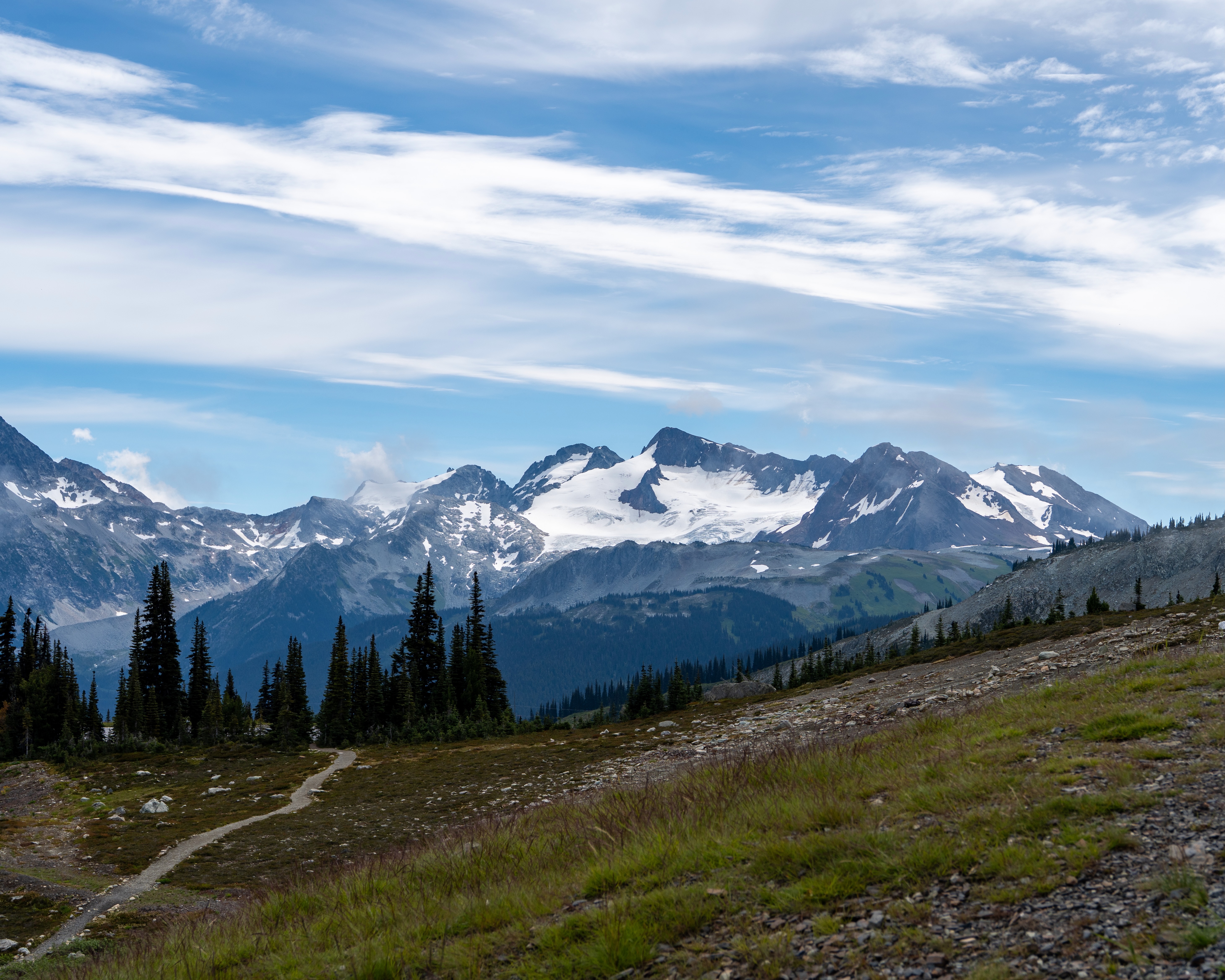 View of Whistler Mountains